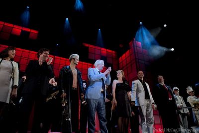 Sir Tim Rice joins the cast of Chess Photo