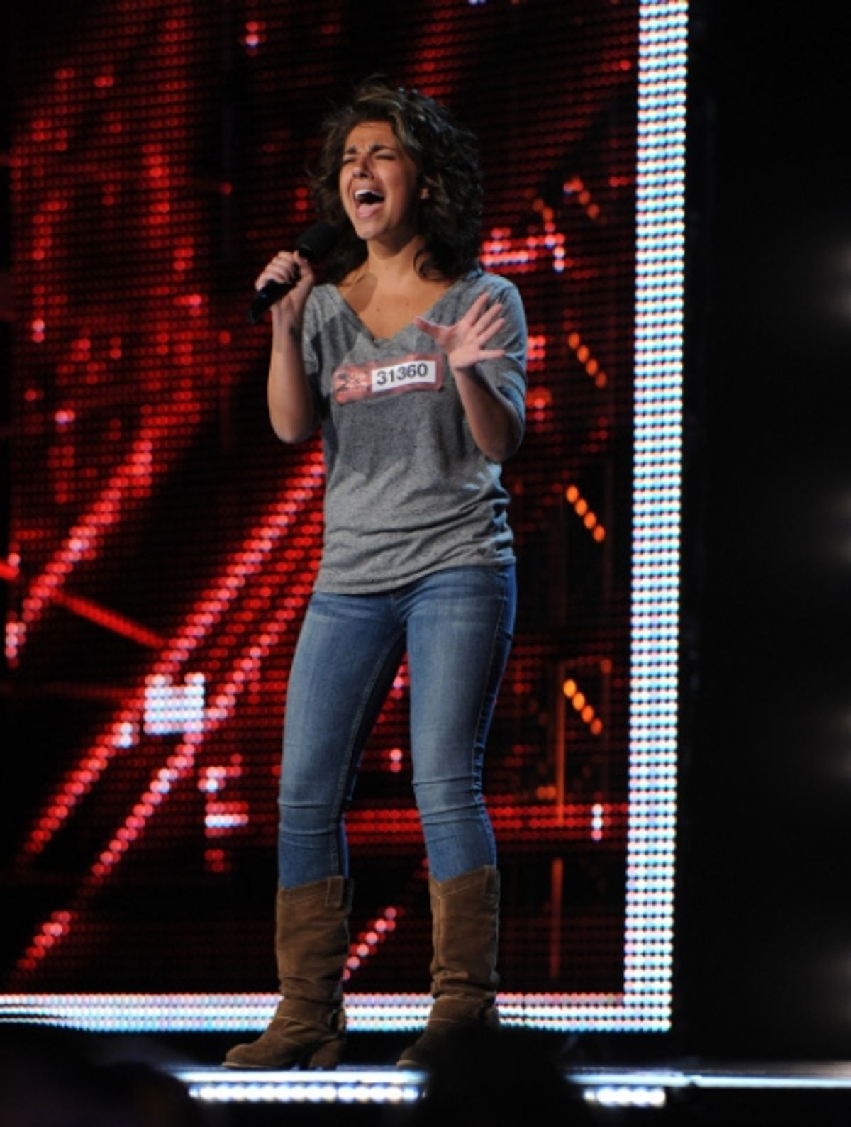 Kelley Warner at THE X FACTOR Visits New Jersey