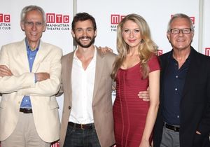 David Ives, Hugh Dancy, Nina Arianda and Walter Bobbie . Walter McBride Photo
