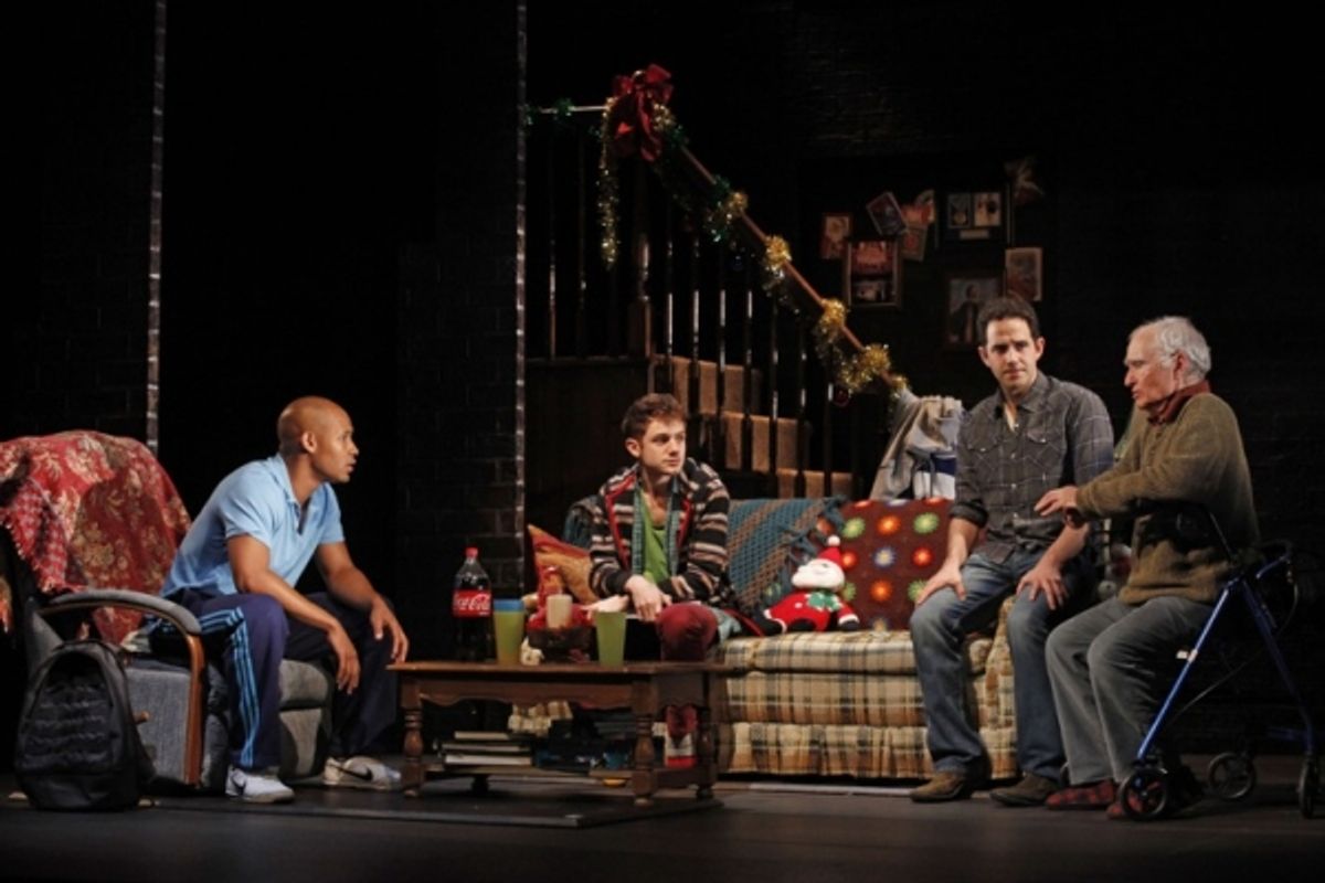 Jonathan Louis Dent, Chris Perfetti, Santino Fontana and Yusef Bulos at 