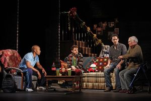 Jonathan Louis Dent, Chris Perfetti, Santino Fontana and Yusef Bulos Photo