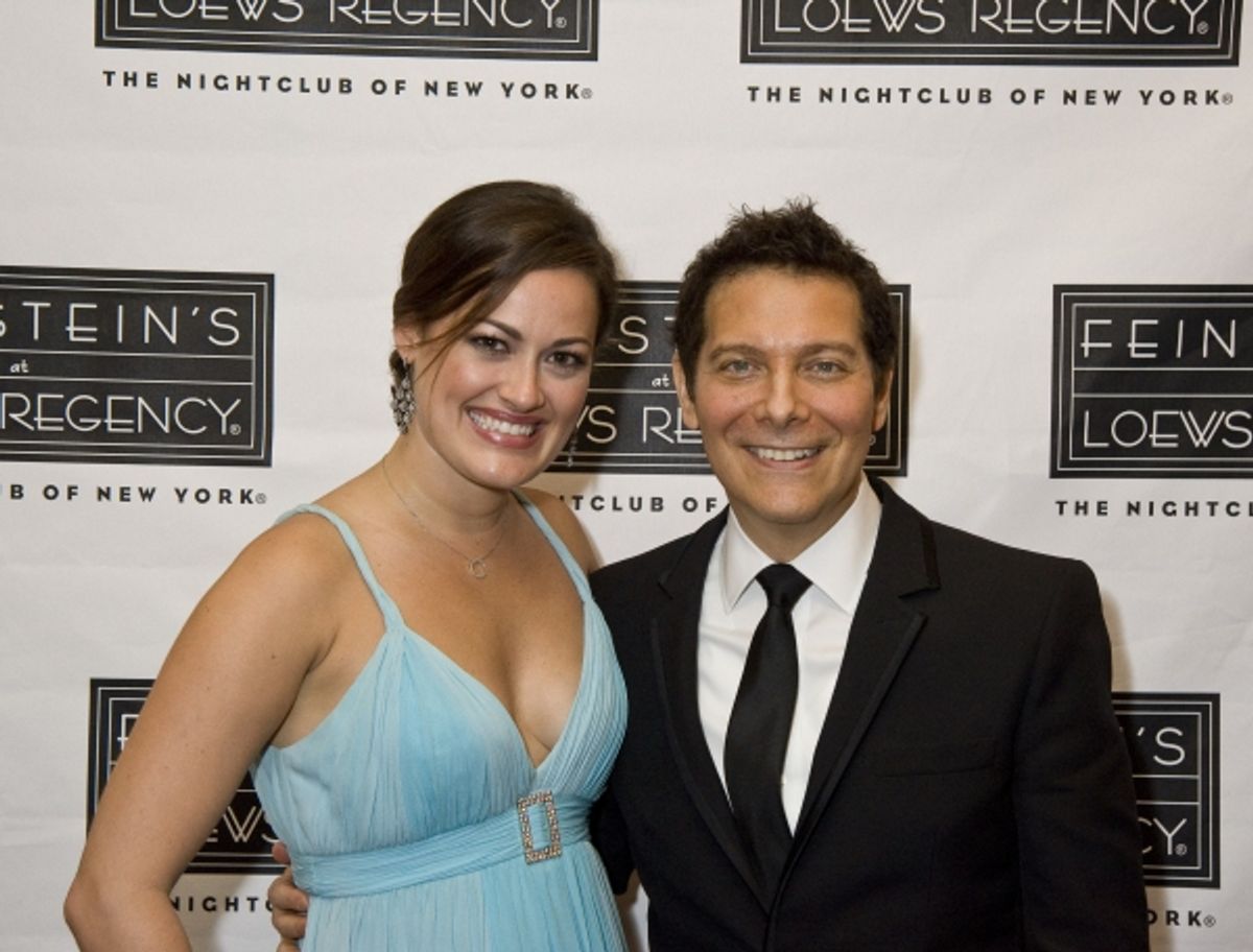 Ashley Brown, Michael Feinstein at 