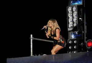 Fergie of the Black Eyed Peas performs onstage during CHASE Presents The Black Eyed Peas and Friends @ BroadwayWorld Fergie of the Black Eyed Peas performs onstage during CHASE Presents The Black Eyed P Photo