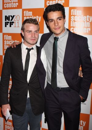 Brady Corbet and Christopher Abbott arriving at the 49th Annual New York Film Festival Opening Night Gala screening of ''Carnage'' at Lincoln Center's Alice Tully Hall in New York City @ BroadwayWorld Brady Corbet and Christopher Abbott arriving at the 49th Annual New York Film Festiva Photo