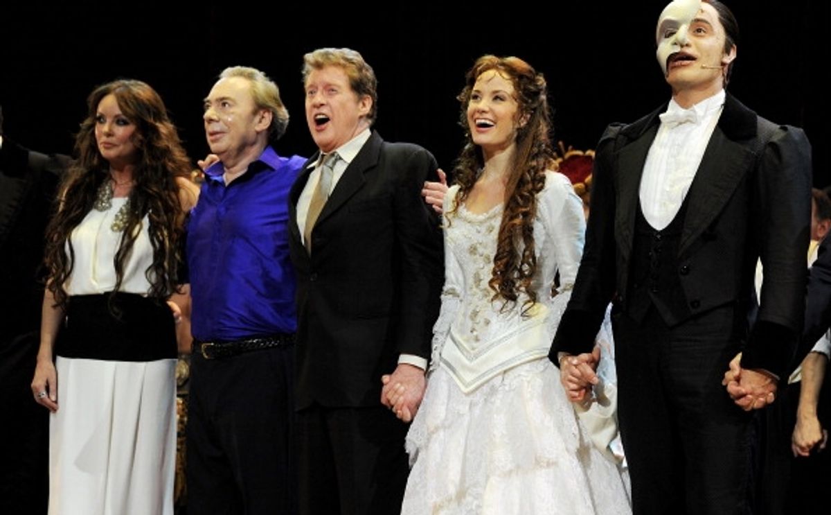 Sarah Brightman, Andrew Lloyd Webber & Michael Crawford, Sierra Boggess and Ramin Karimloo
 at 