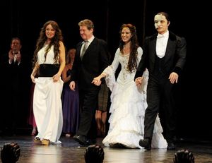 Sarah Brightman, Michael Crawford, Sierra Boggess and Ramin Karimloo Photo