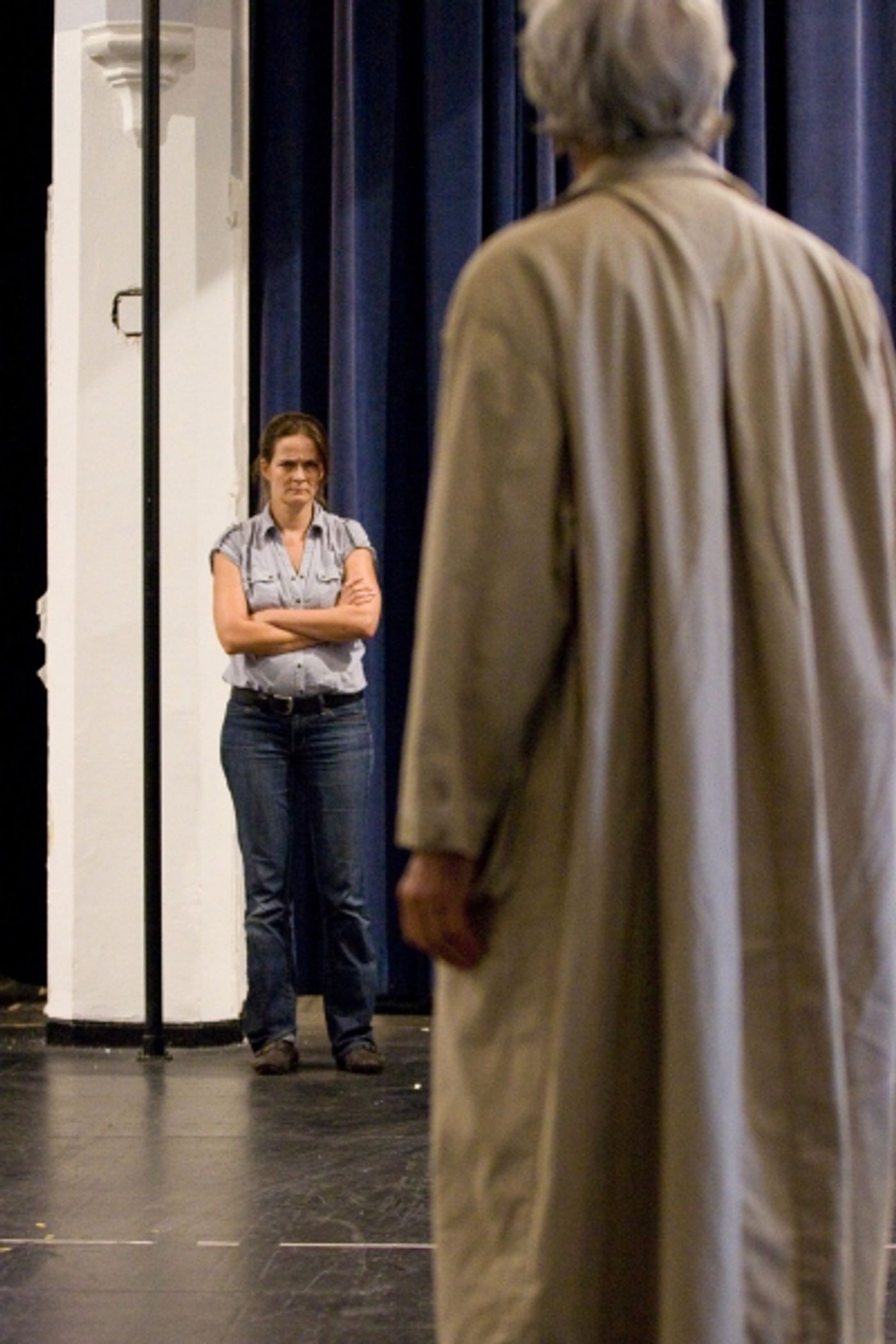 Photo Flash: Sam Waterston, Kelli O'Hara, et al.  in Rehearsal for Public Theater's KING LEAR  Image