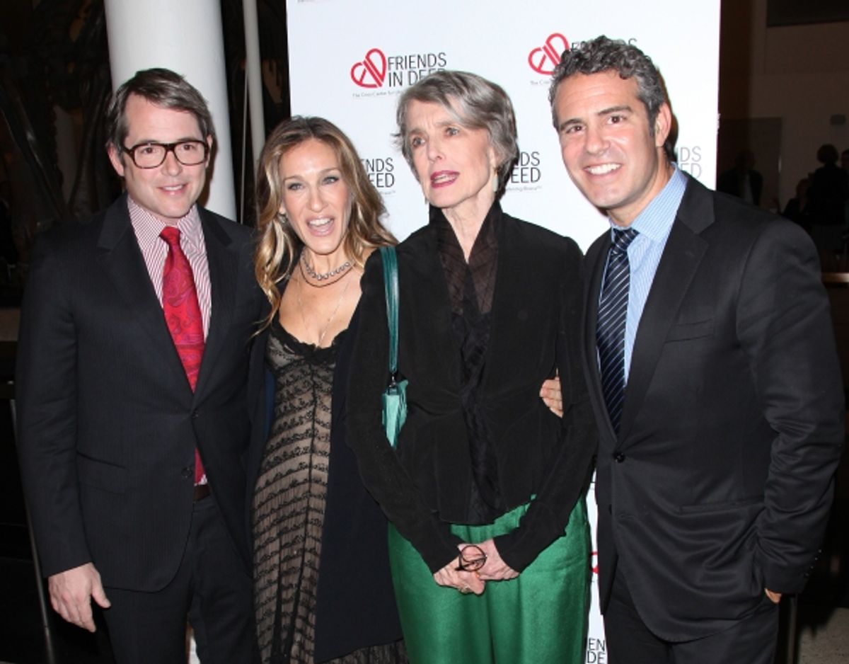 Matthew Broderick, Sarah Jessica Parker, Cynthia O'Neal & Andy Cohen at 