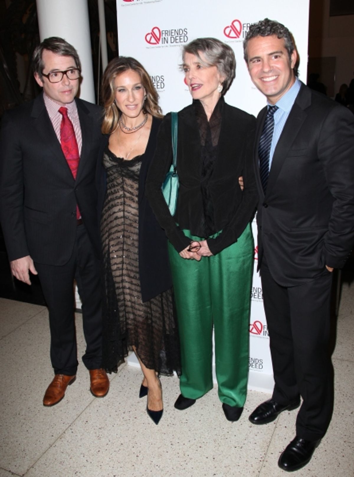 Matthew Broderick, Sarah Jessica Parker, Cynthia O'Neal & Andy Cohen at 