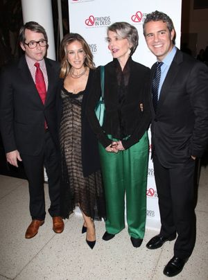 Matthew Broderick, Sarah Jessica Parker, Cynthia O'Neal & Andy Cohen Photo