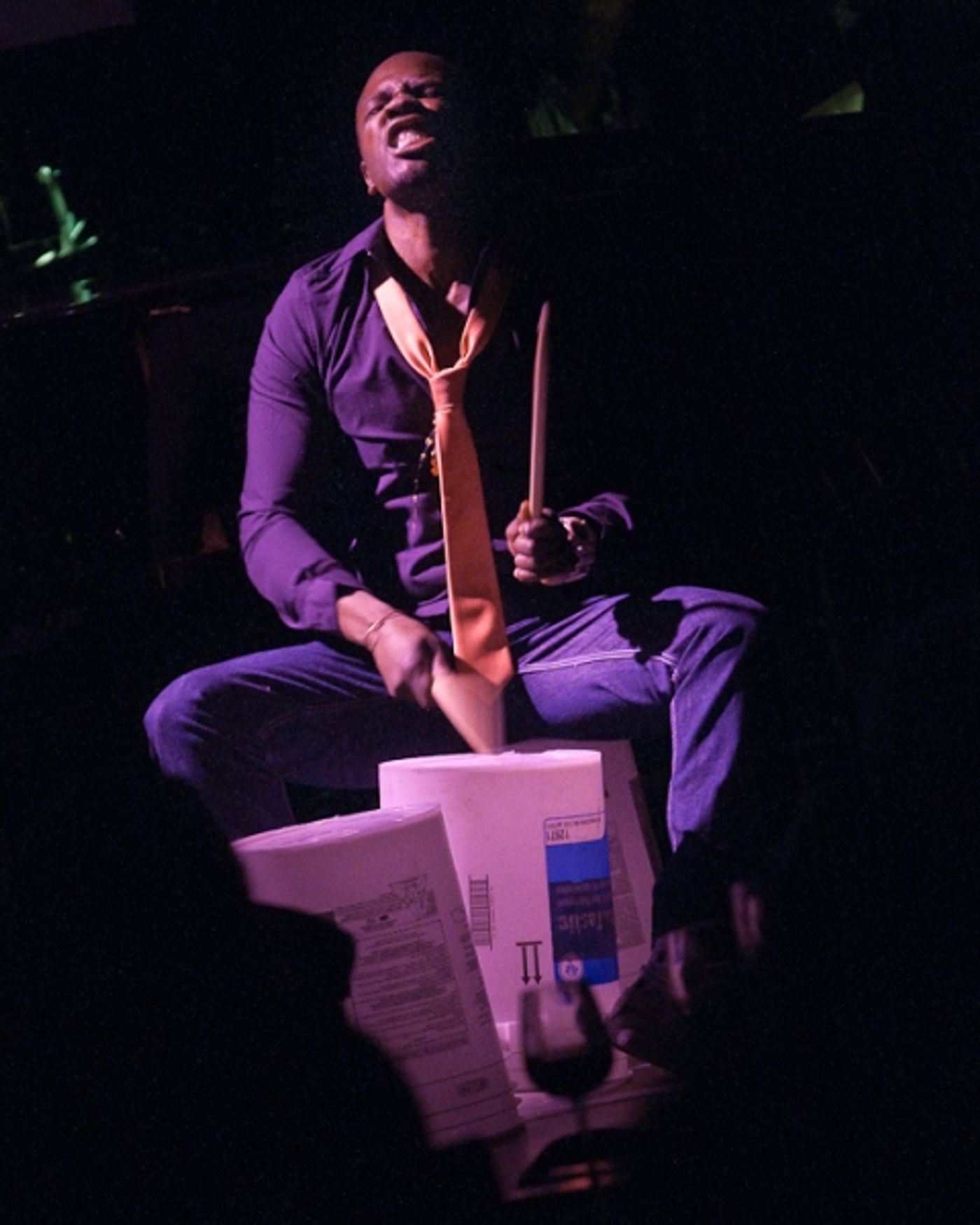 Photo Coverage: Ellen Barkin, Joe Mantello, et al. Honor George C. Wolfe at 2011 Mr. Abbott Awards  Image