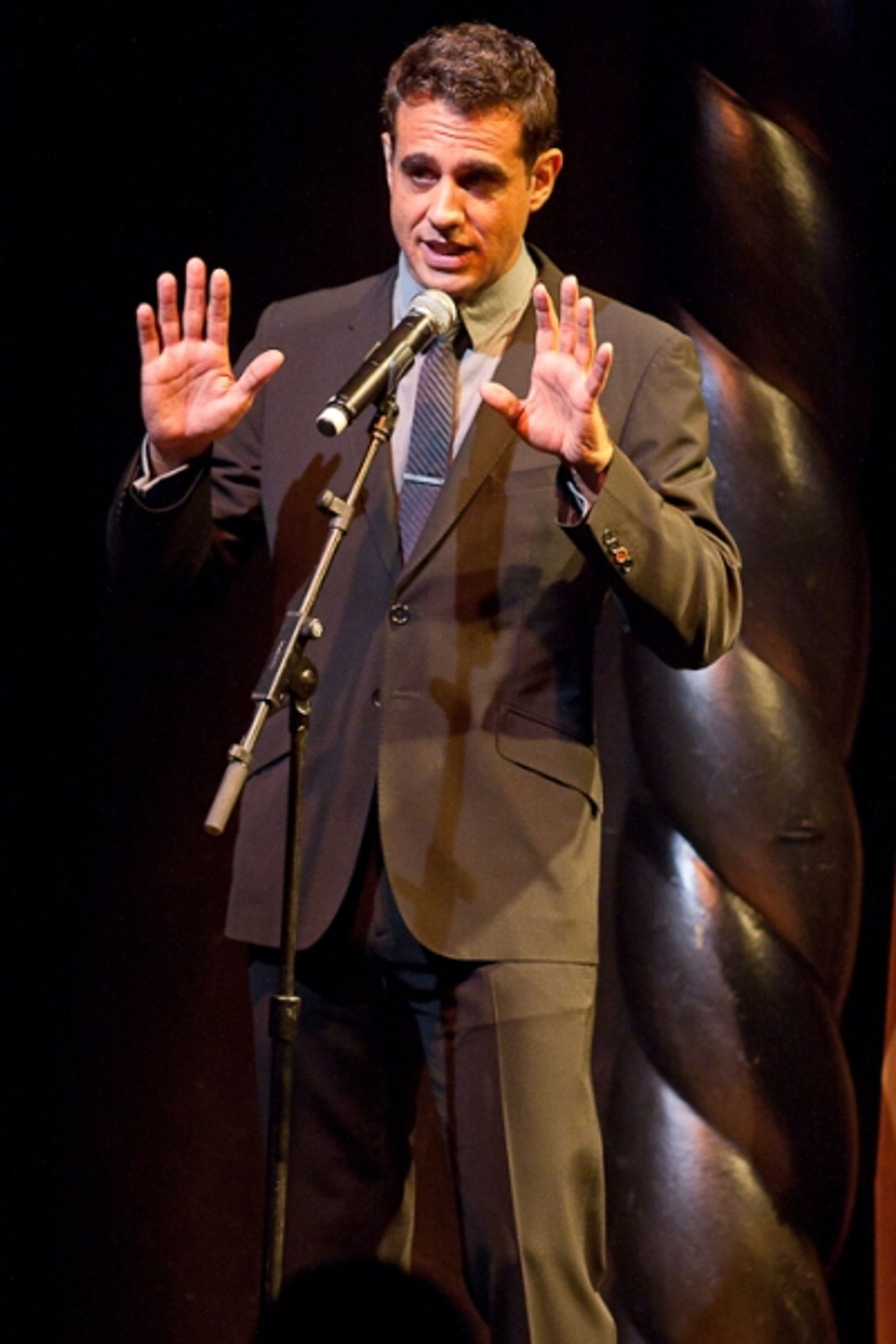 Photo Coverage: Ellen Barkin, Joe Mantello, et al. Honor George C. Wolfe at 2011 Mr. Abbott Awards  Image