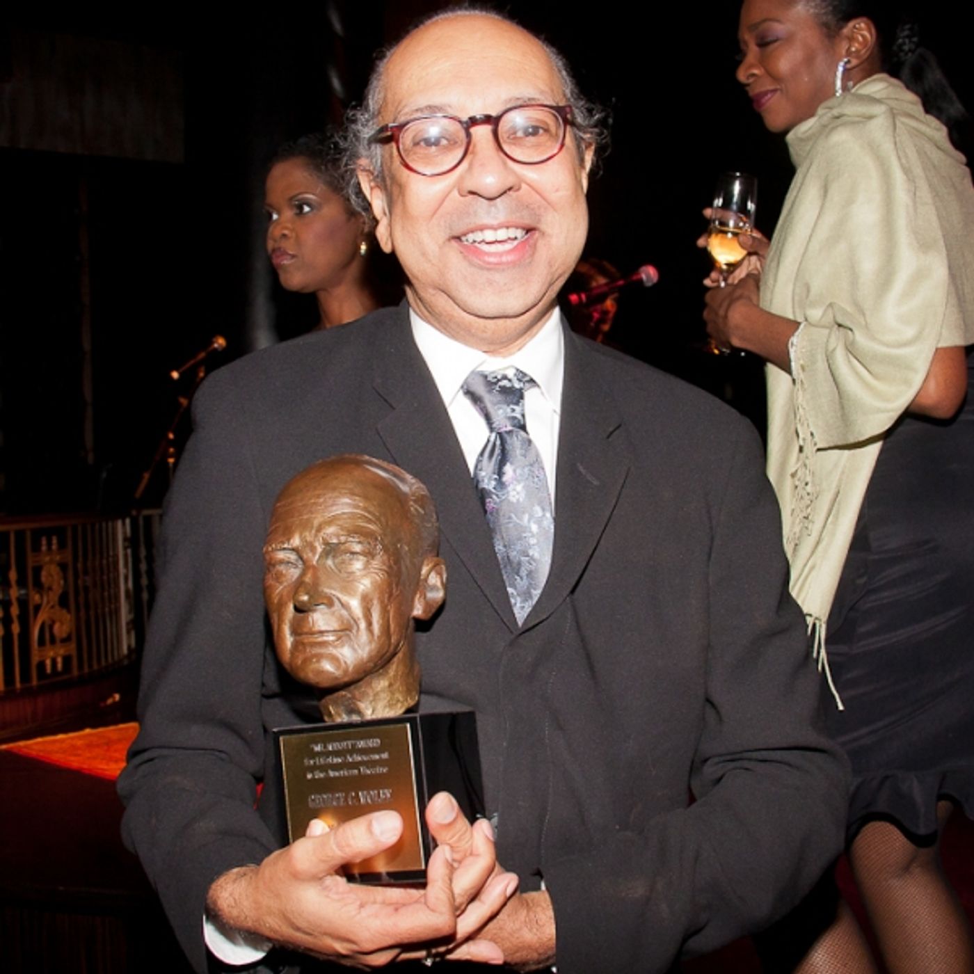 Photo Coverage: Ellen Barkin, Joe Mantello, et al. Honor George C. Wolfe at 2011 Mr. Abbott Awards  Image