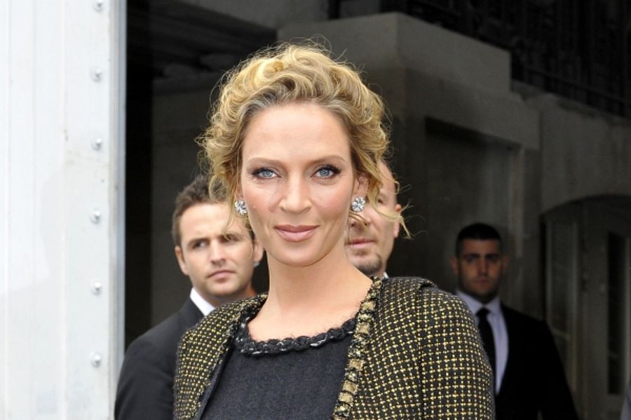 Photo Flash: Uma Thurman, et al. at Paris Fashion Week Image
