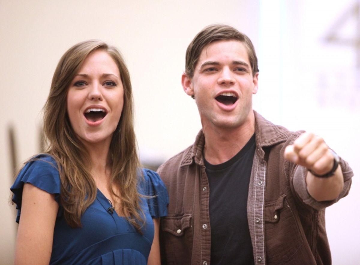 Melissa van der Schyff and Claybourne Elder at 