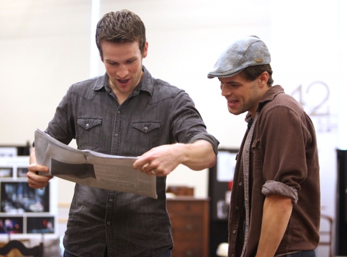 Claybourne Elder and Jeremy Jordan at 