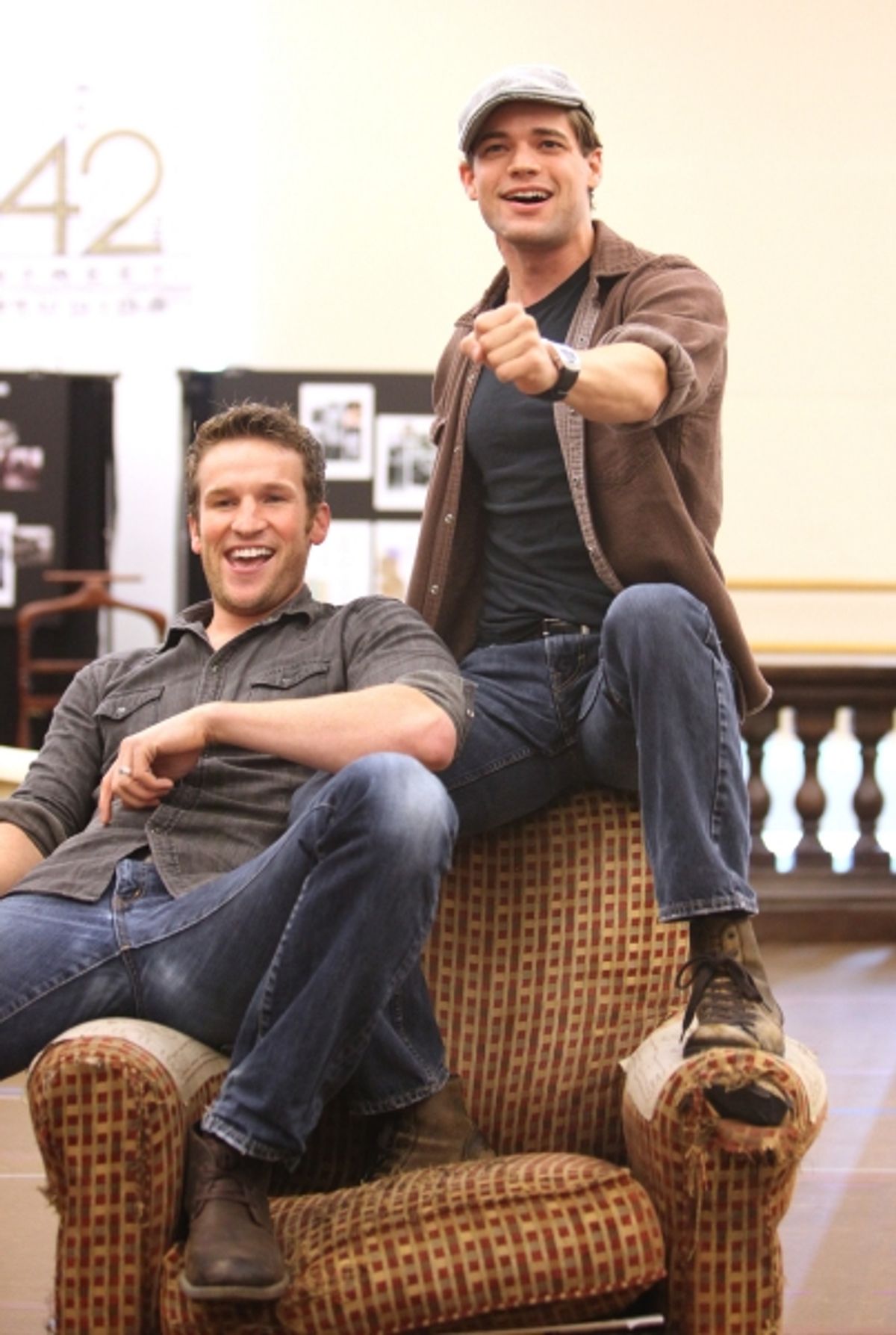 Claybourne Elder and Jeremy Jordan at 