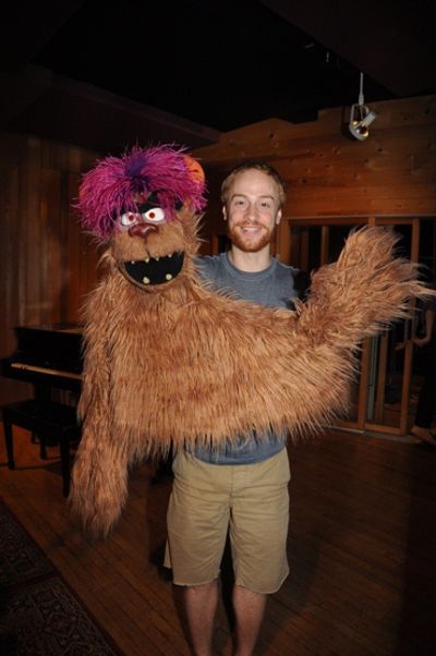 Trekkie Monster and Rob Morrison Photo