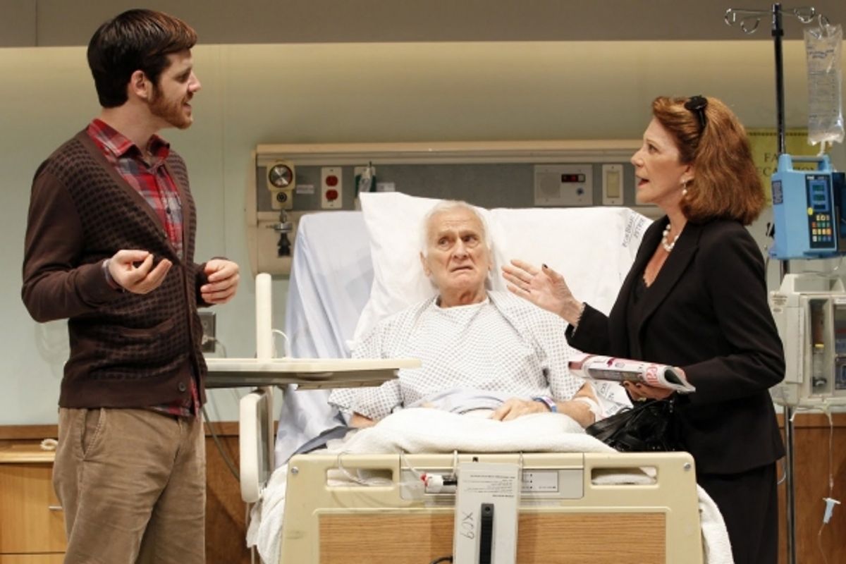 Michael Esper, Dick Latessa and Linda Lavin  at 