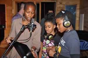 Selloane Nkhela, Imari Smith and Aubrey Omari Photo