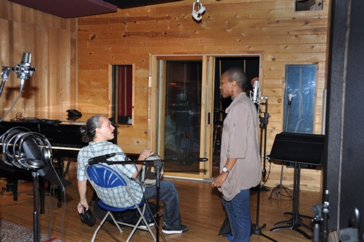 Grant Braddock and Selloane Nkhela at 