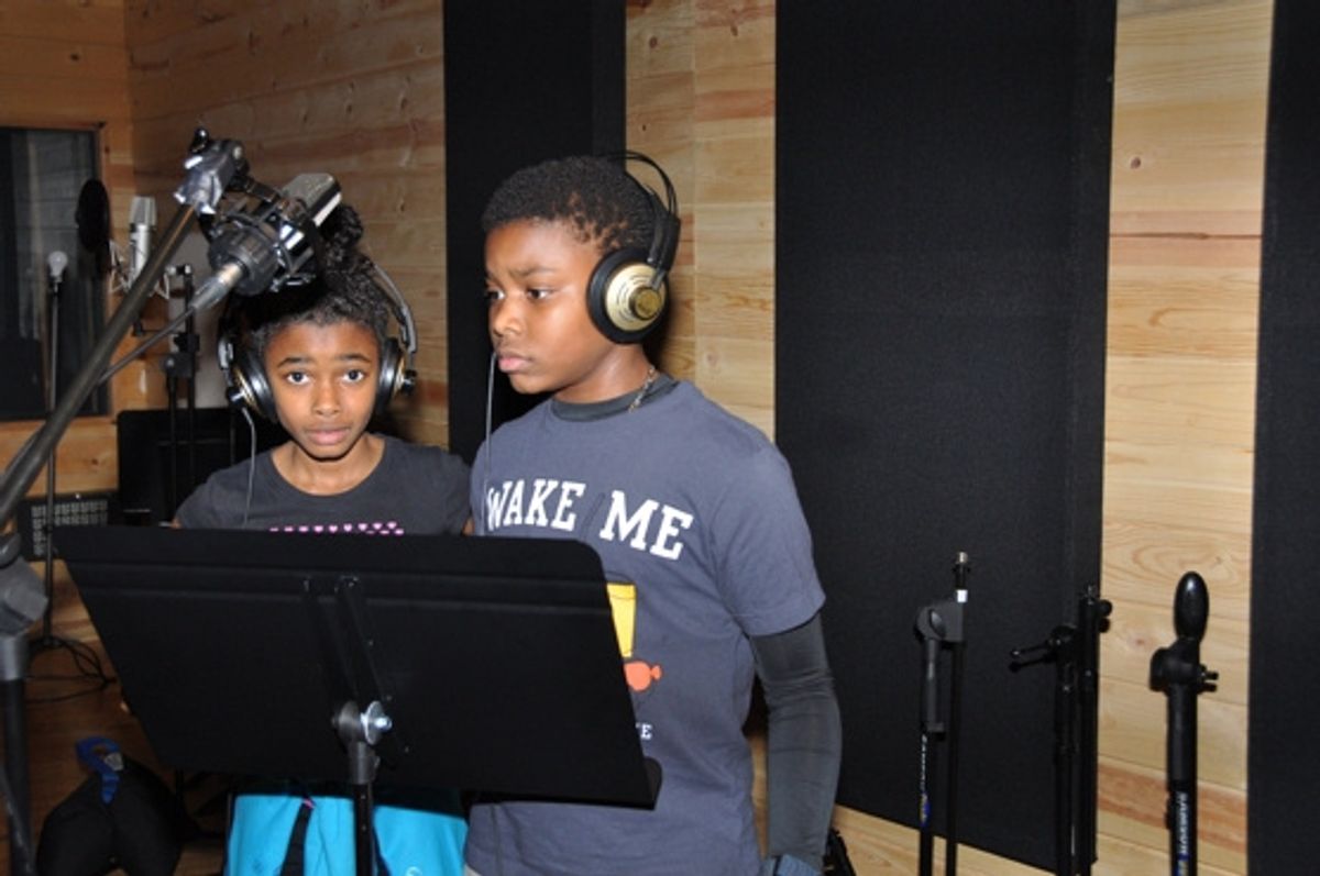 Imari Smith and Aubrey Omari at 