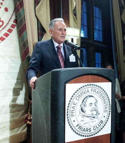 Ambassador Joseph Zappala,  Chairman The Friars Foundation Photo