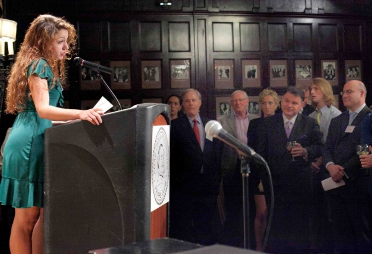 Brooklyn College Kellie Sheridan at Friars Foundation Holds Adopt -A- Scholar Reception