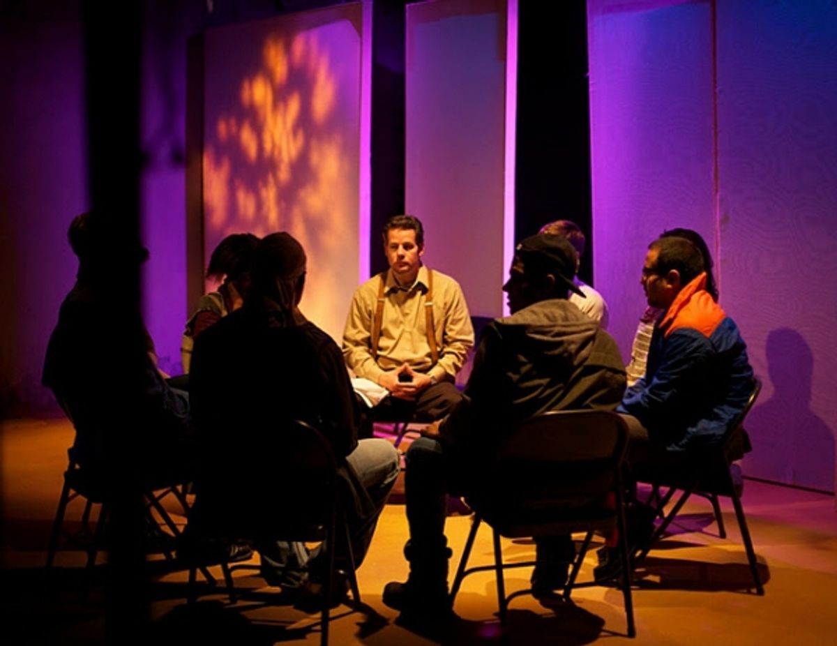 Gil Ron and the cast of RAFT OF THE MEDUSA at 