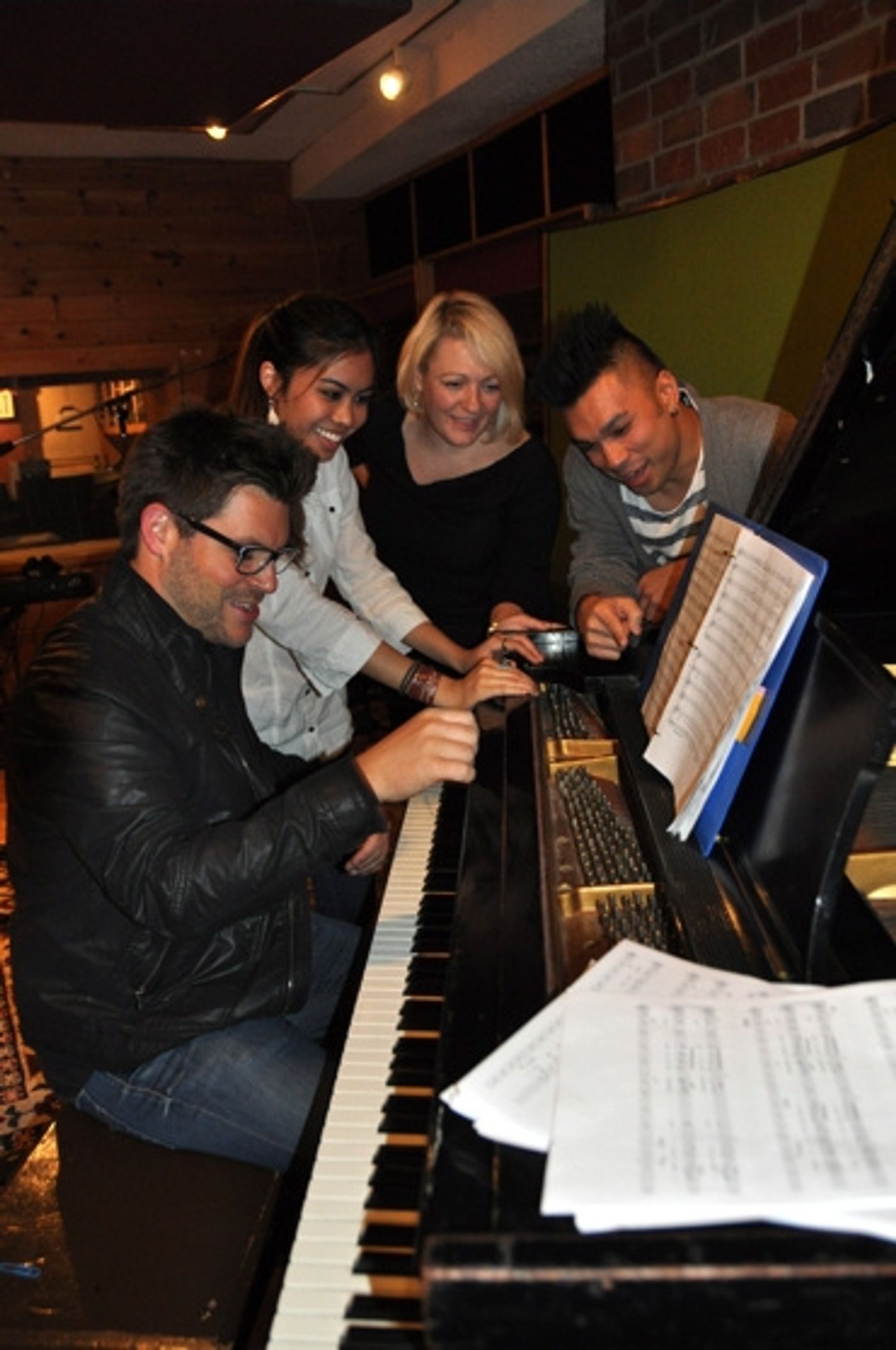 Photo Coverage: Ashley Argota & BILLY ELLIOT Musicians Record for 'Carols for a Cure'  Image