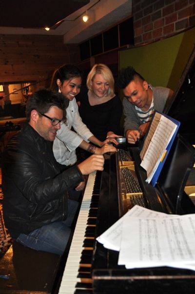 Sonny Paladino, Ashley Argota, Lynn Pinto and Andros Rodriguez Photo