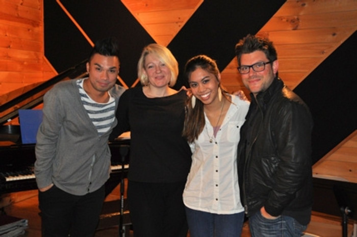 Photo Coverage: Ashley Argota & BILLY ELLIOT Musicians Record for 'Carols for a Cure'  Image