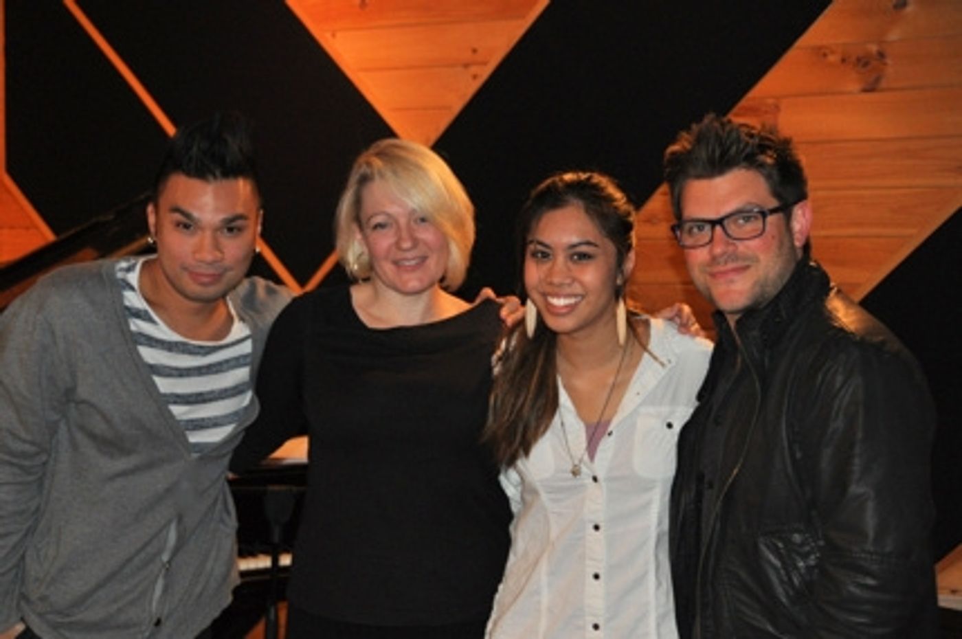Photo Coverage: Ashley Argota & BILLY ELLIOT Musicians Record for 'Carols for a Cure'  Image