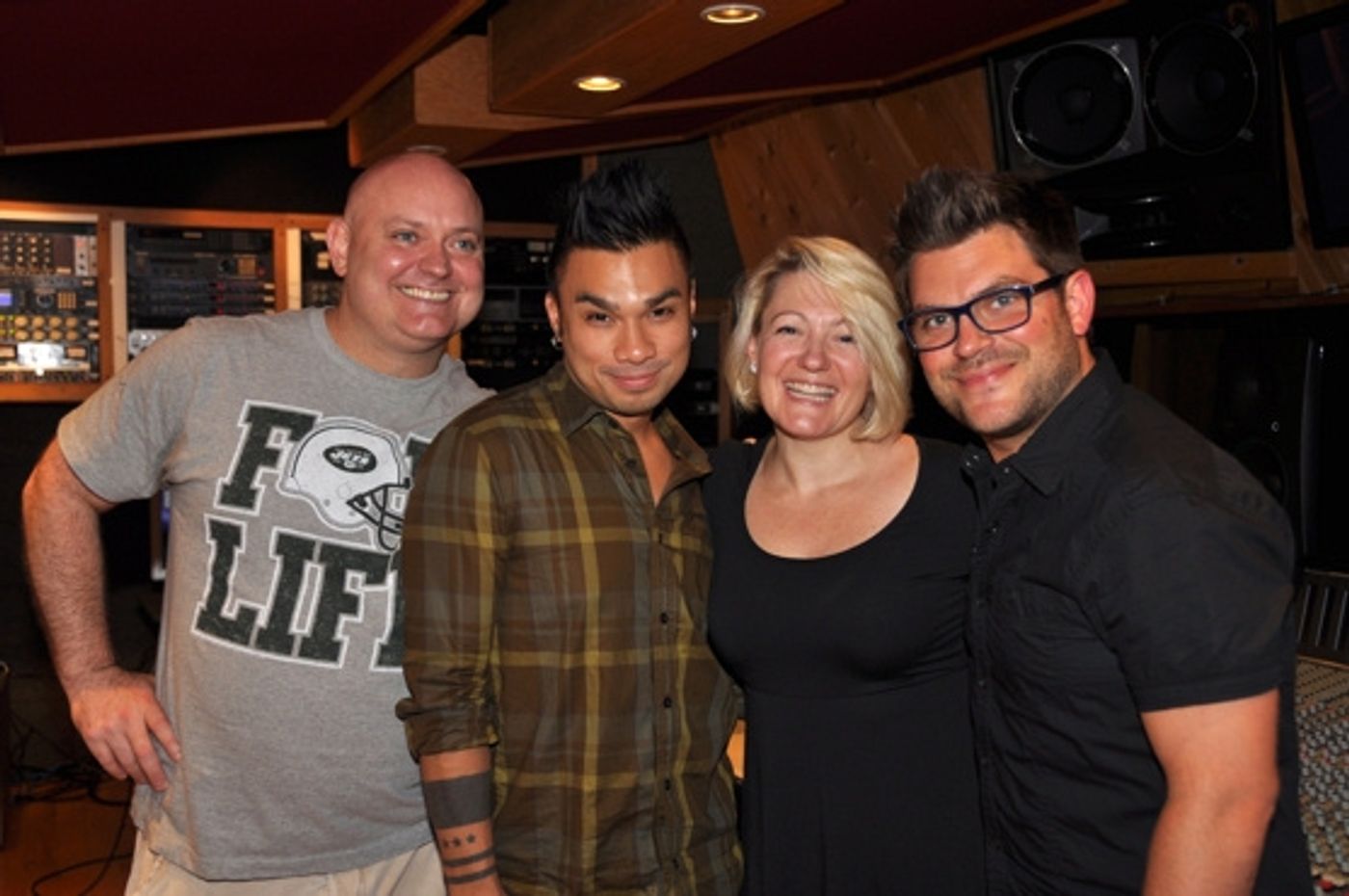 Photo Coverage: Ashley Argota & BILLY ELLIOT Musicians Record for 'Carols for a Cure'  Image