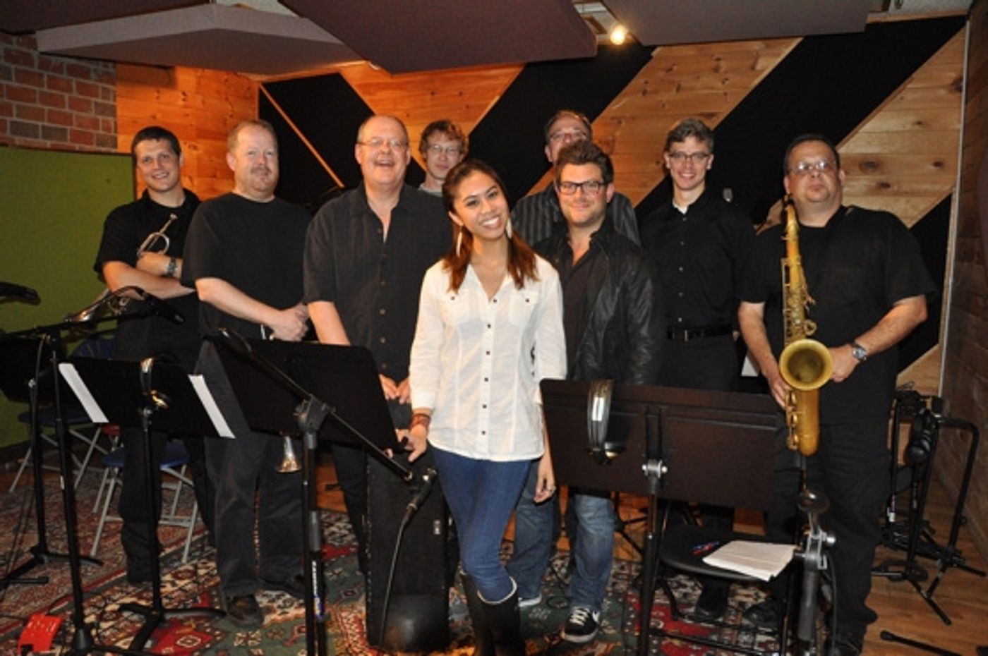 Photo Coverage: Ashley Argota & BILLY ELLIOT Musicians Record for 'Carols for a Cure'  Image