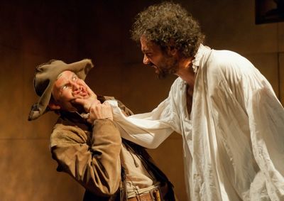 Peter Bramhill (as Moscatel) and Milo Twomey (as Don Alonso)
 Photo