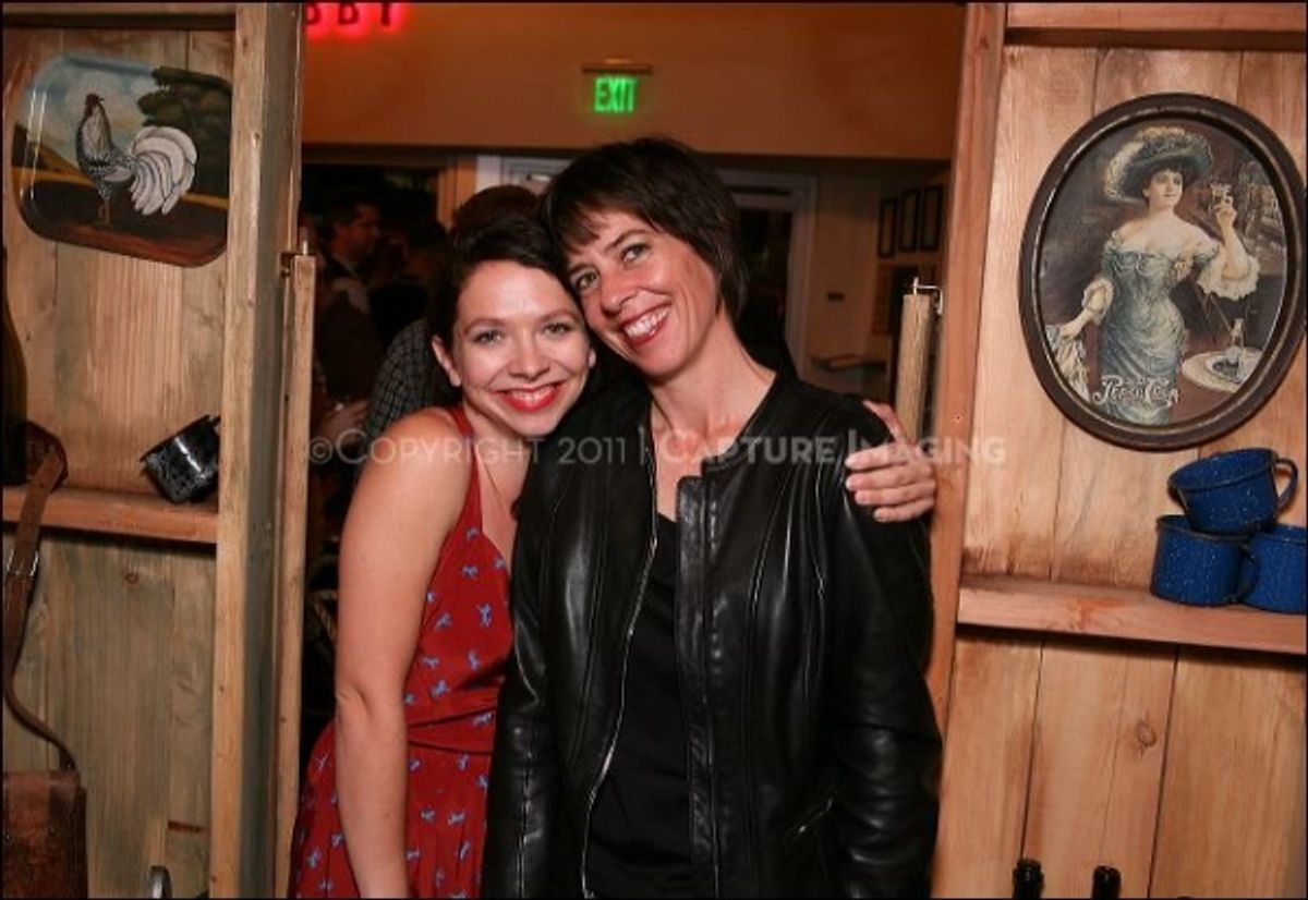 Cast member Jenny Larson (L) and Co-Director/Cast member Lana Lesley at 