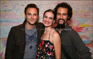 Cast members E. Jason Liebrecht, Erin Meyer and Noel Gaulin Photo
