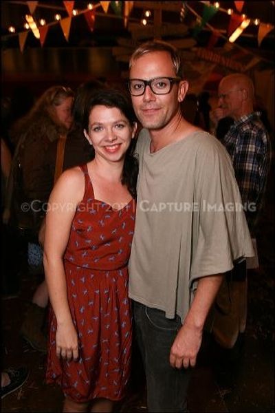 Cast members Jenny Larson (L) and Paul Soileau (R) 
 Photo