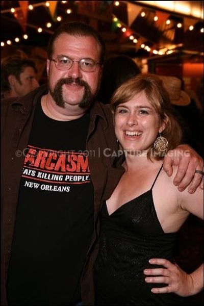 CULVER CITY, CA - OCTOBER 8: Cast members Lowell Bartholonee (L) and Meg Sullivan (R) Photo