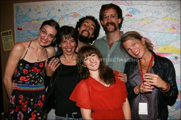 CULVER CITY, CA - OCTOBER 8: (L-R) Cast member Erin Meyer, Co-Director/cast member La Photo