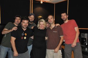Lynn Pinto and the Spiderman Musicians-Matthew Lehmann, Antoine Silverman, Jonathan D Photo