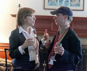 Julianne Boyd & North East Public Radio  President Alan Chartock Photo