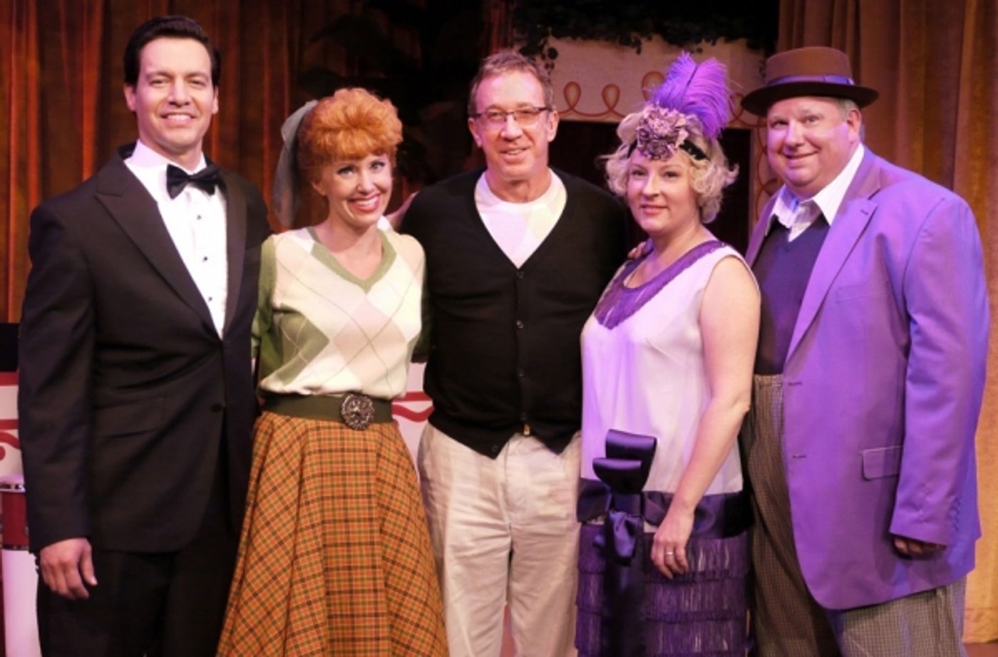 Photo Flash: Tim Allen Visits Opening of I Love Lucy Live on Stage  Image