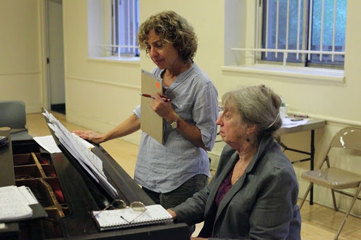 Director Eleanor Reissa (l) and Music Director Mimi Stern-Wolfe at 