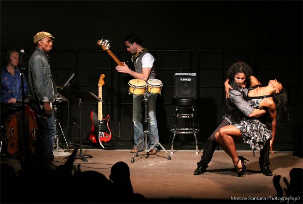 Daniel Watts, Luis Salgado, Candice Montet McCall at 