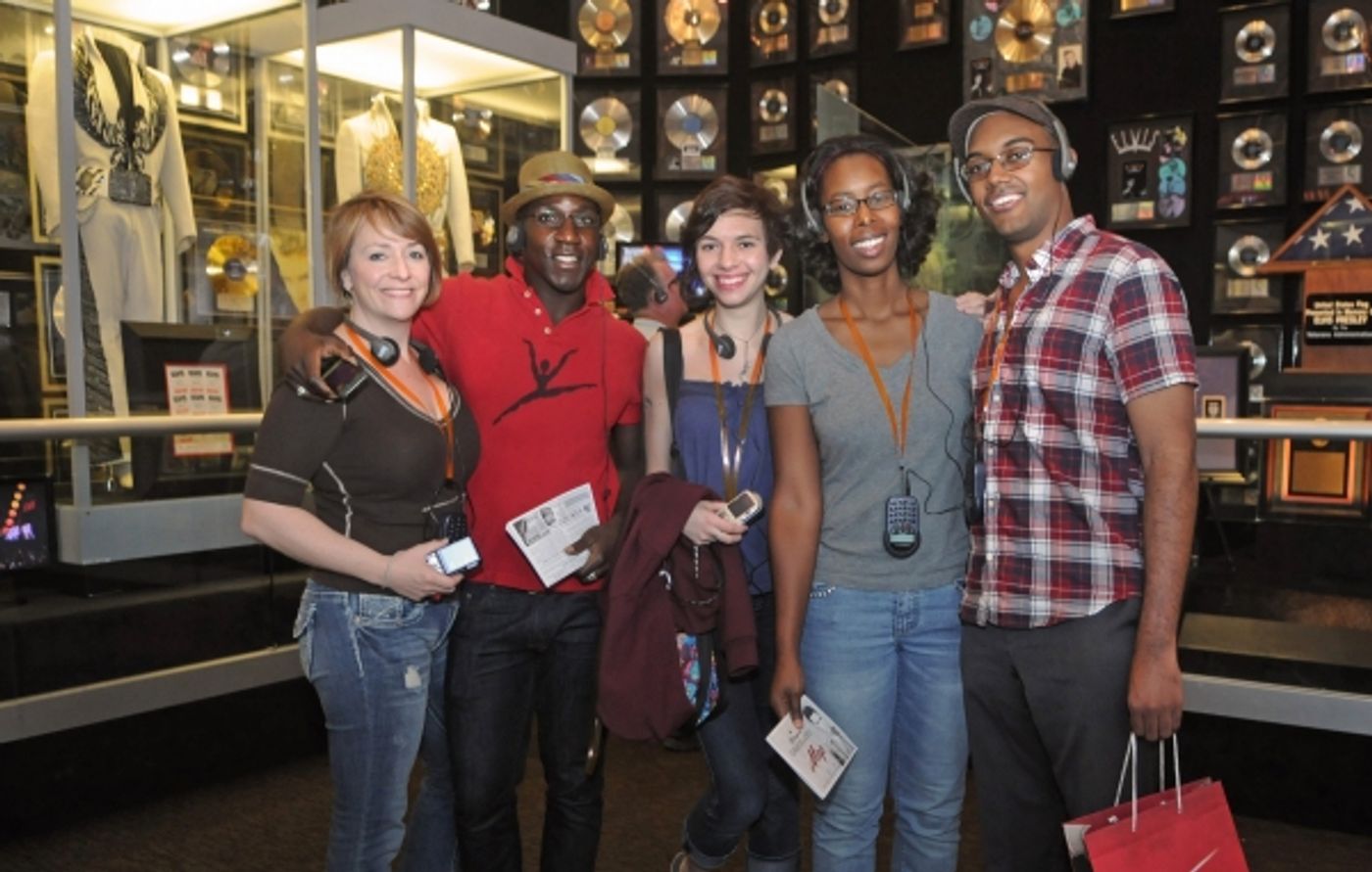 Photo Flash: MEMPHIS National Tour Visits Graceland Photo Flash: MEMPHIS National Tour Visits Graceland Image