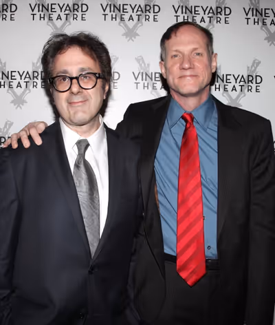 Nicky Silver (playwright) & Mark Brokaw (Director)  Photo