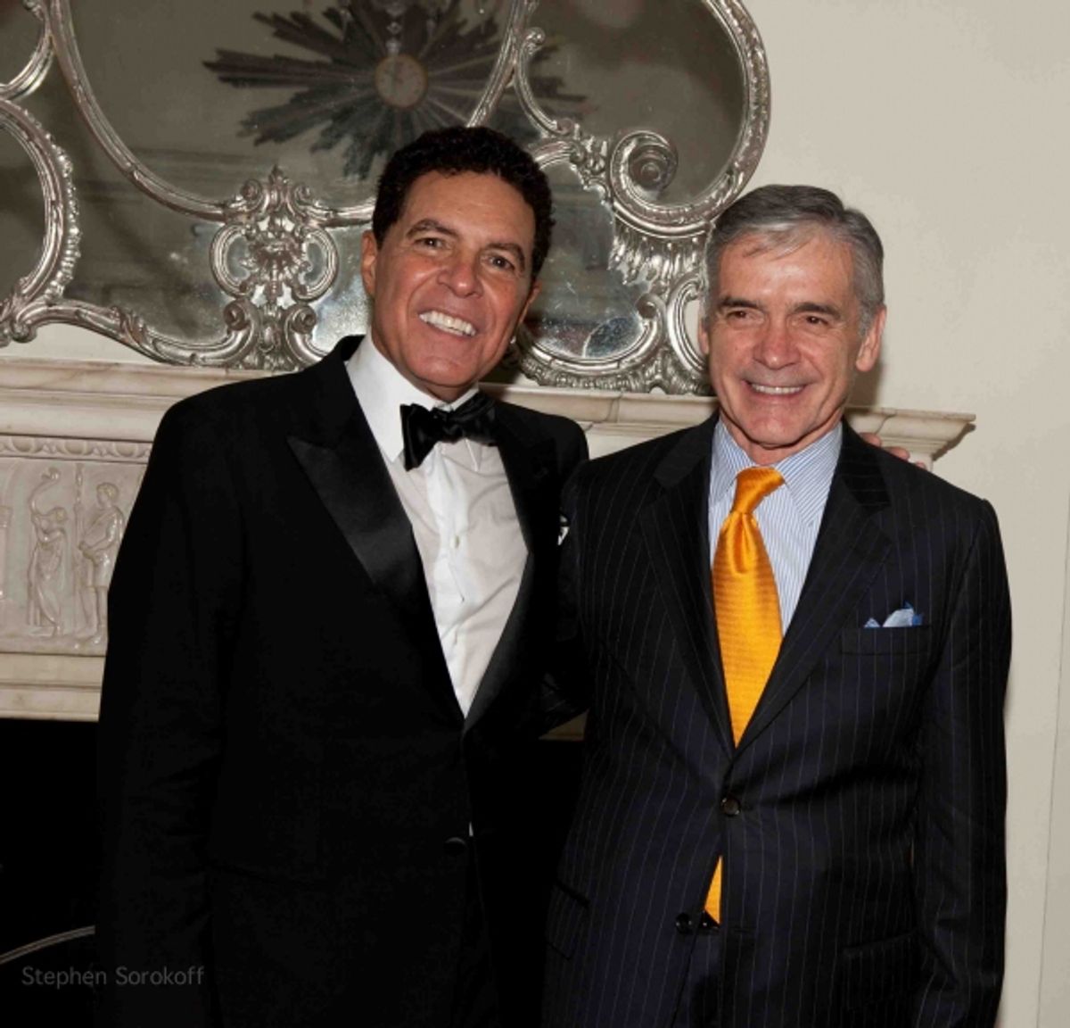 Clint Holmes & Erich Steinbock, Managing Director of The Carlyle Hotel at 