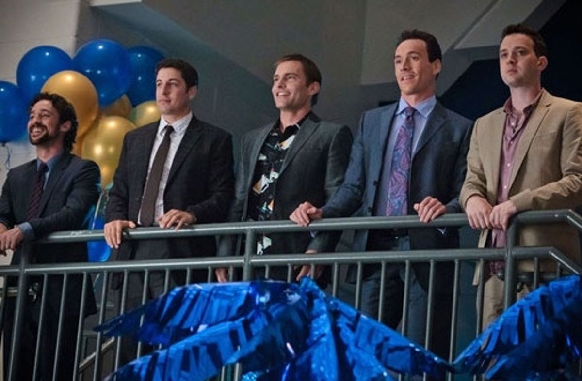 Thomas Ian Nicholas, Jason Biggs, Sean William Scott, Chris Klein & Eddie Kaye Thomas